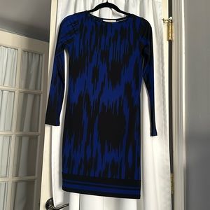 Michael Kors Women's Blue Black Dress XS